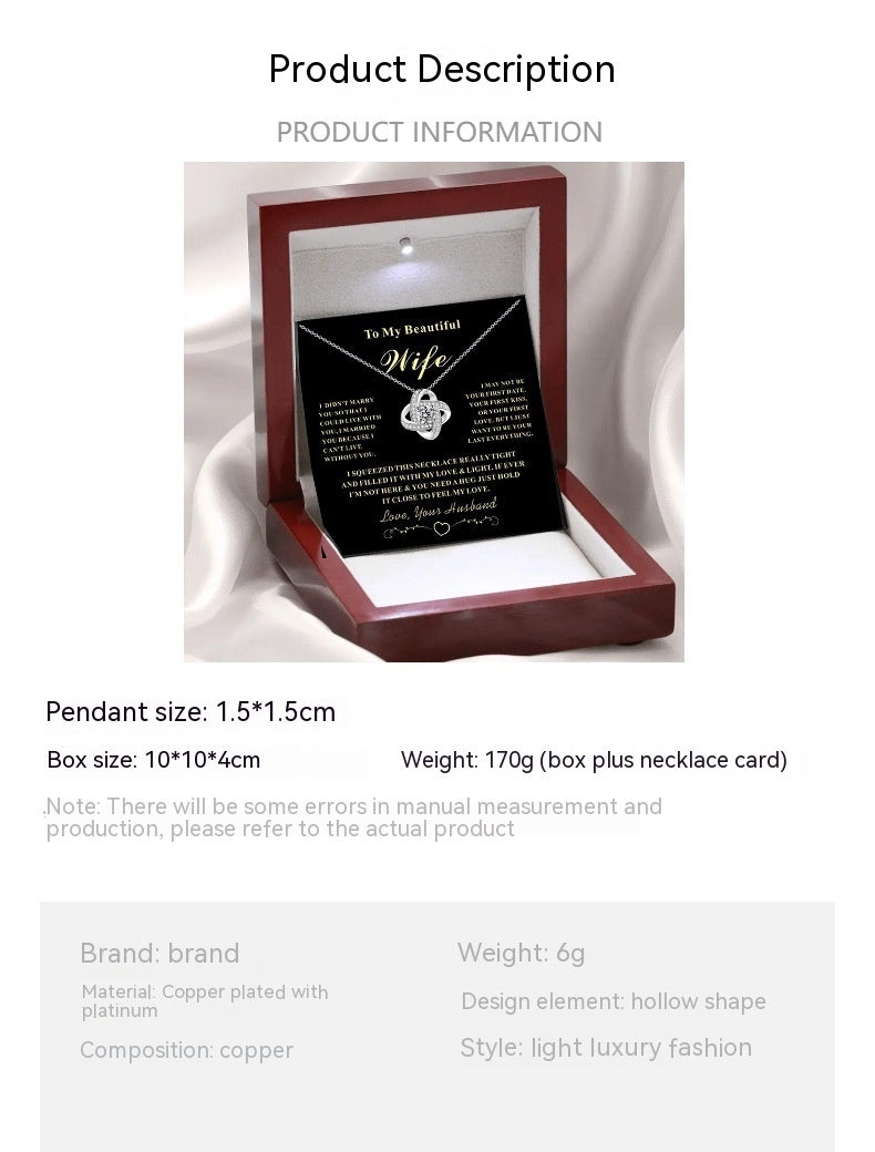 Full Diamond Silver Pendant Necklace Eternal Star Gift For Wife Holiday Gift - HieuLuxe