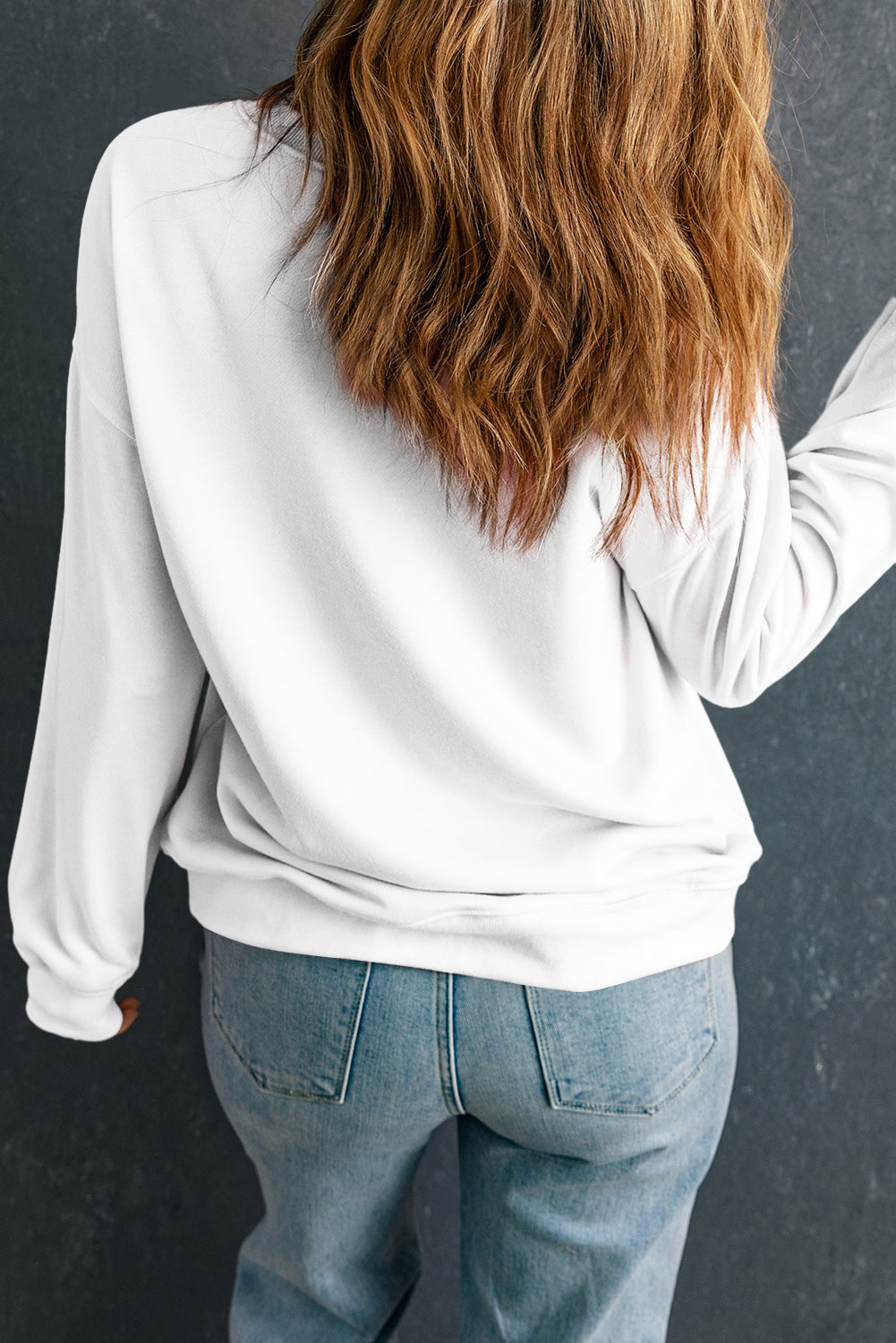 White Hello Pumpkin Thanksgiving Graphic Sweatshirt - HieuLuxe