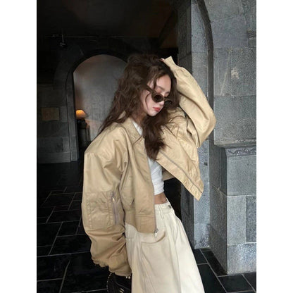 American Retro Bomber Jacket Baseball Uniform