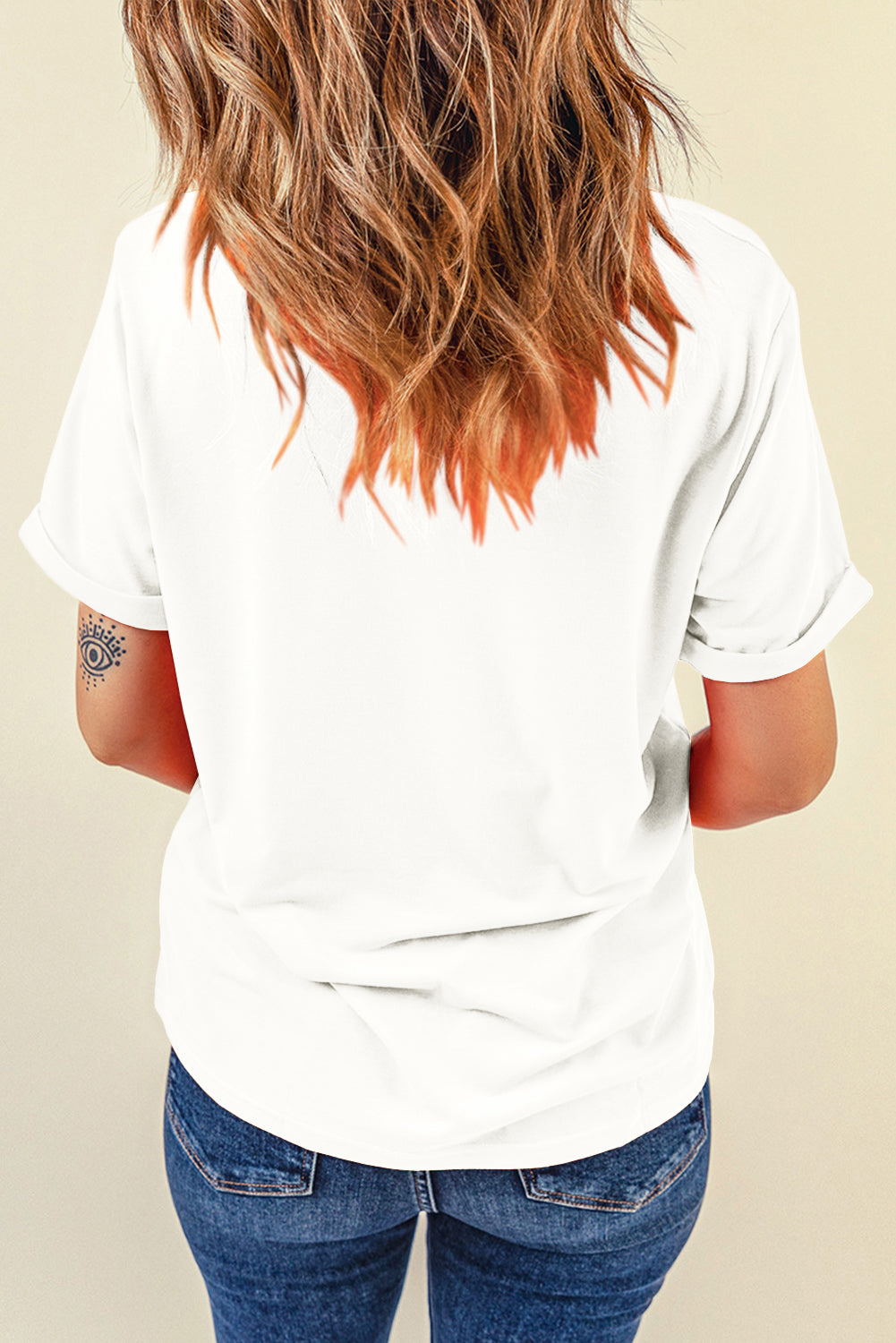 White Cute Strawberry Floral Teacher Graphic Custom Tee - HieuLuxe