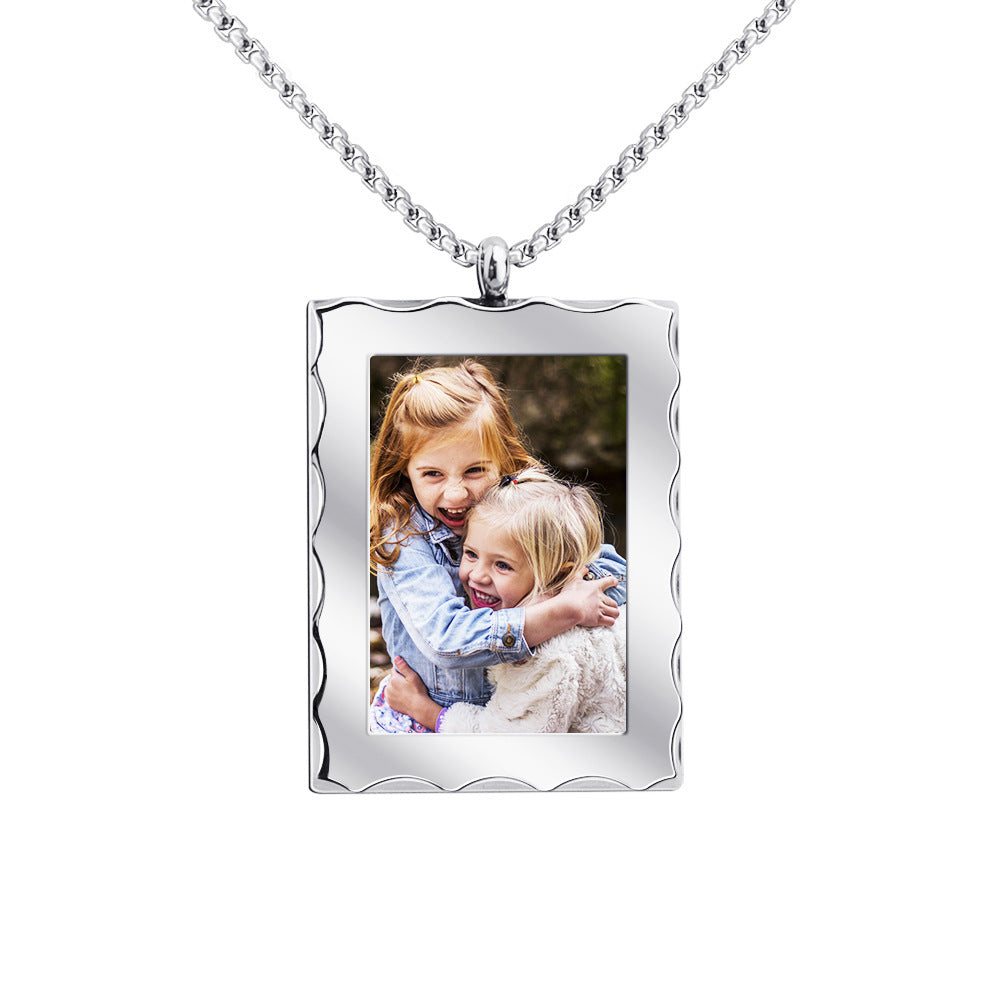 Personalized Gift Customized Photo Frame Necklace - HieuLuxe