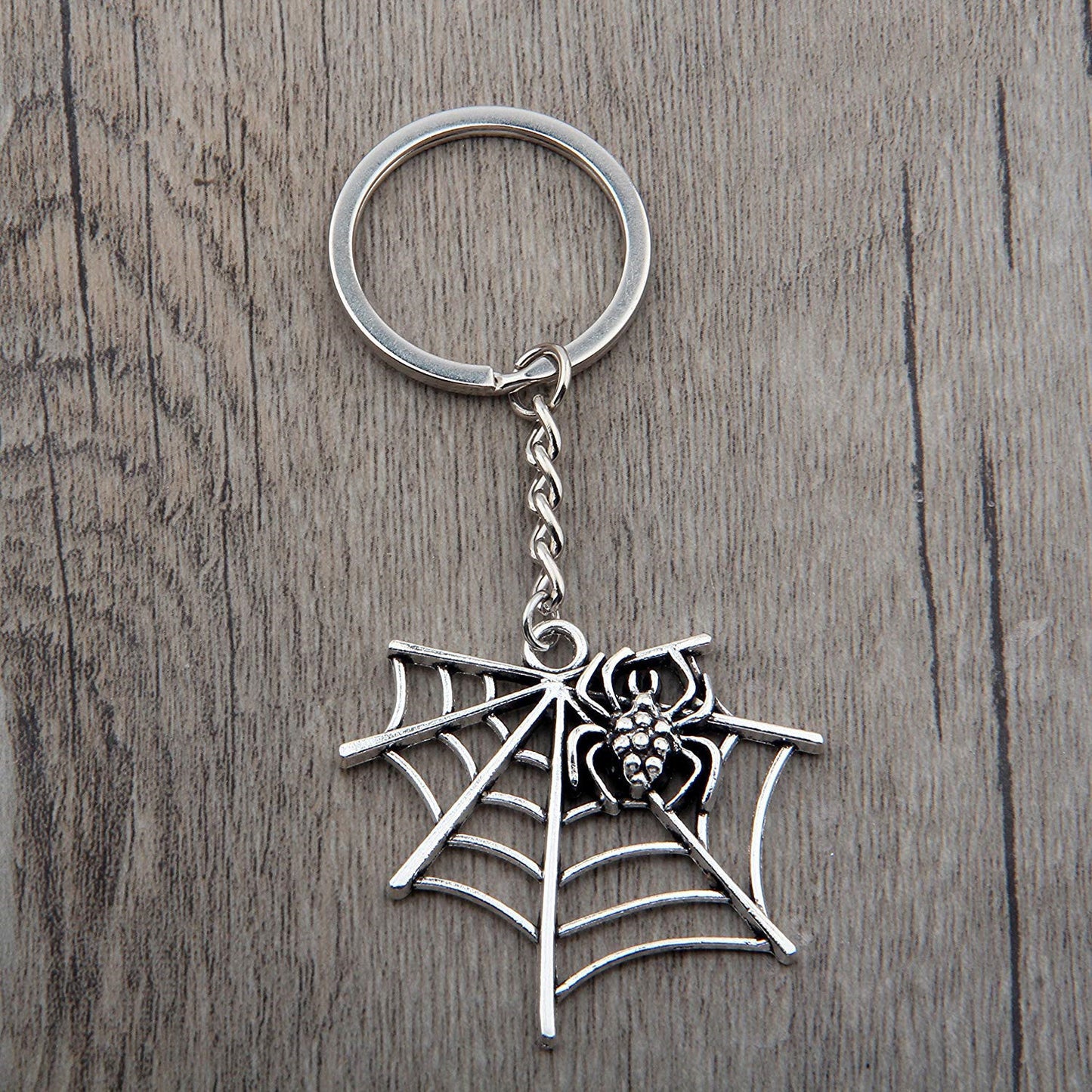 Europe And The United States Halloween Spider Web Shape Pendant Key Chain - HieuLuxe