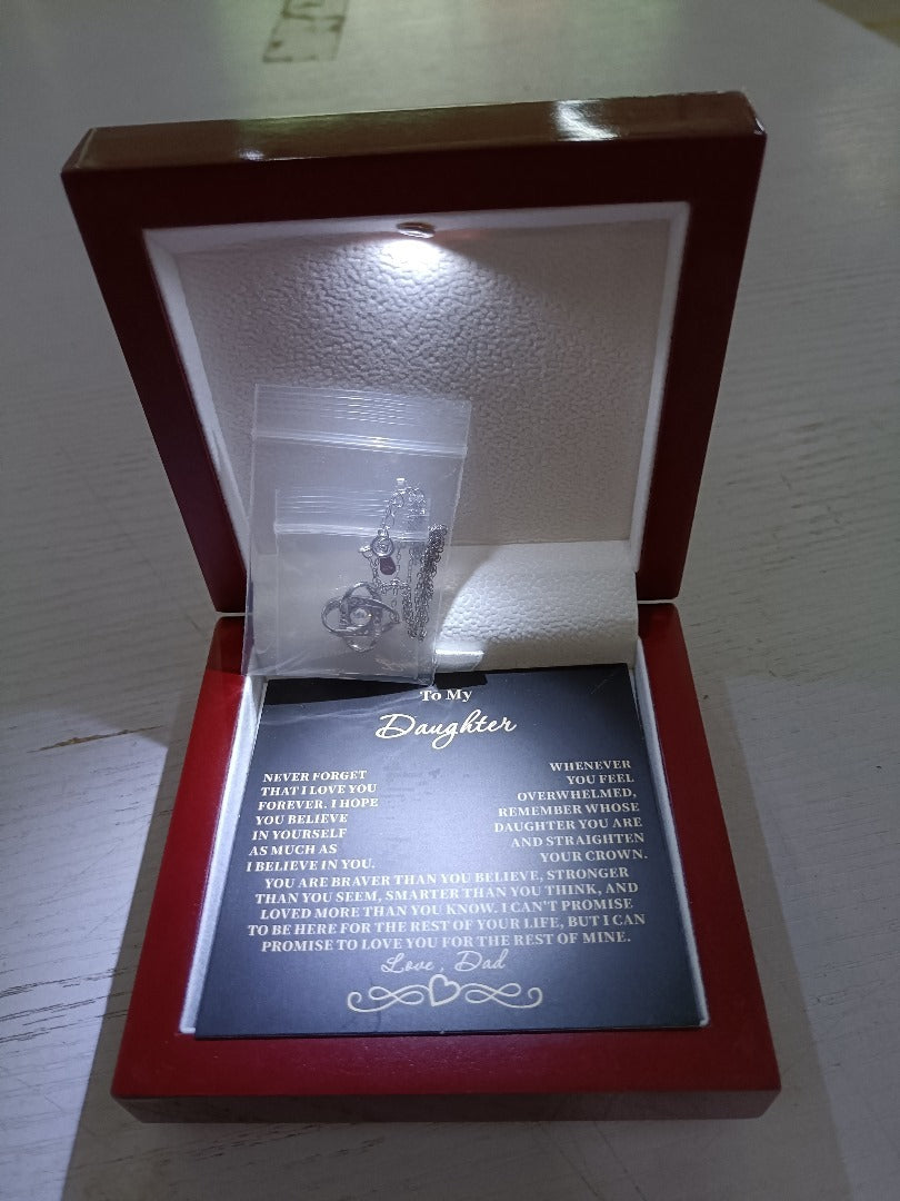 Full Diamond Silver Pendant Necklace Eternal Star Gift For Wife Holiday Gift - HieuLuxe