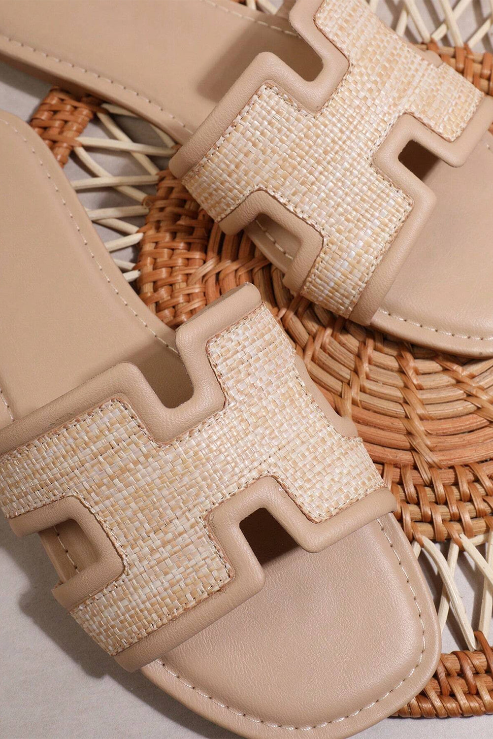 White Hollow Out Open Toe Slippers - HieuLuxe