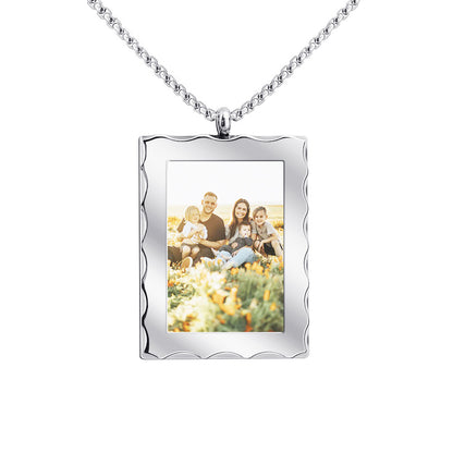 Personalized Gift Customized Photo Frame Necklace - HieuLuxe