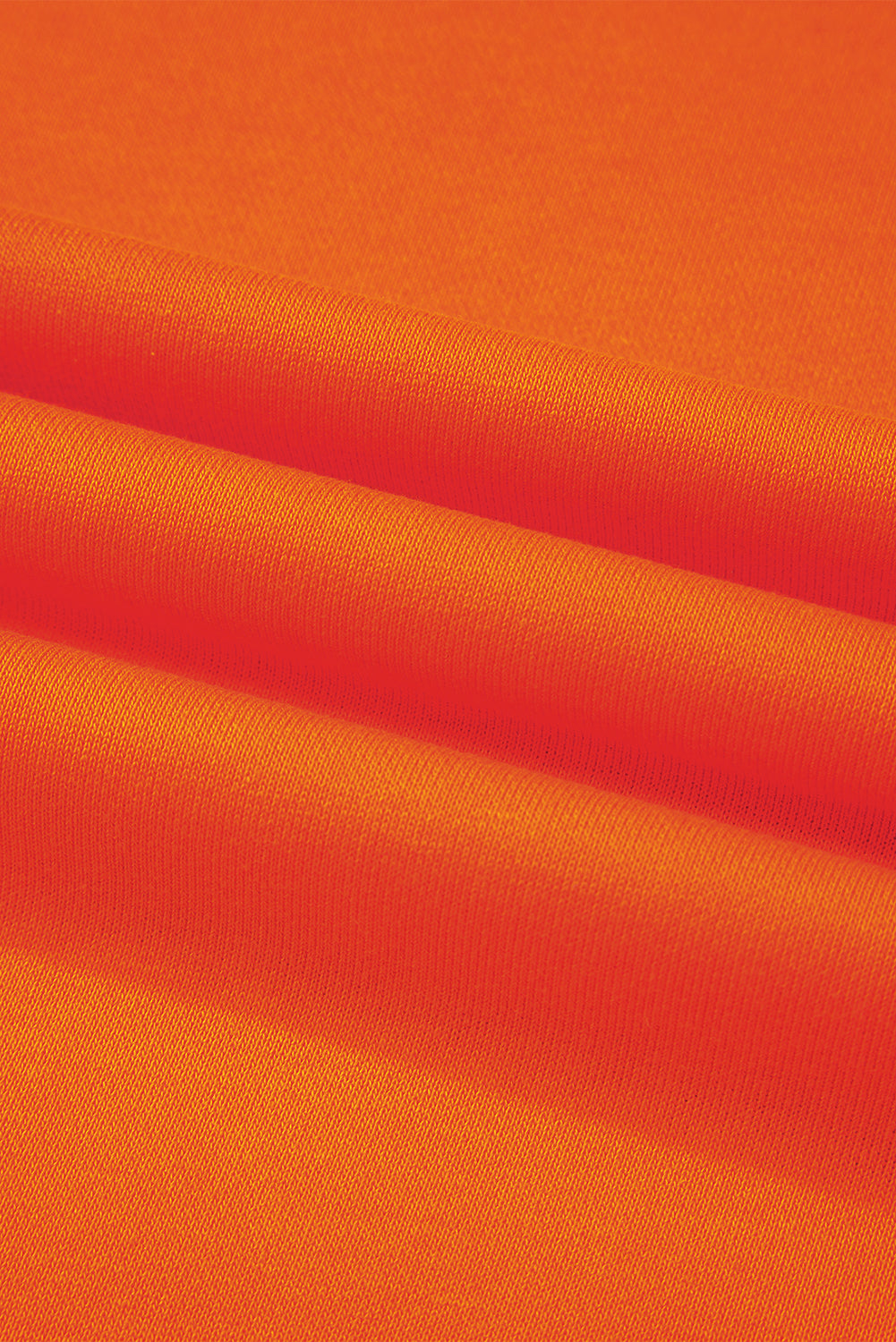 Orange Preppy Striped Sleeve Loose Sweatshirt - HieuLuxe