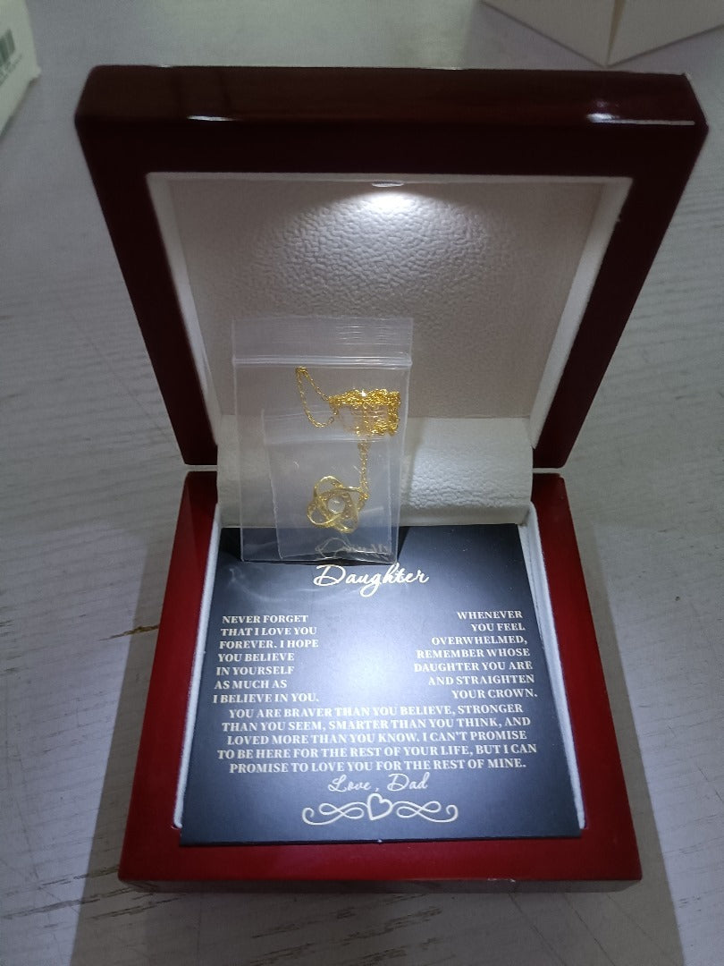 Full Diamond Silver Pendant Necklace Eternal Star Gift For Wife Holiday Gift - HieuLuxe