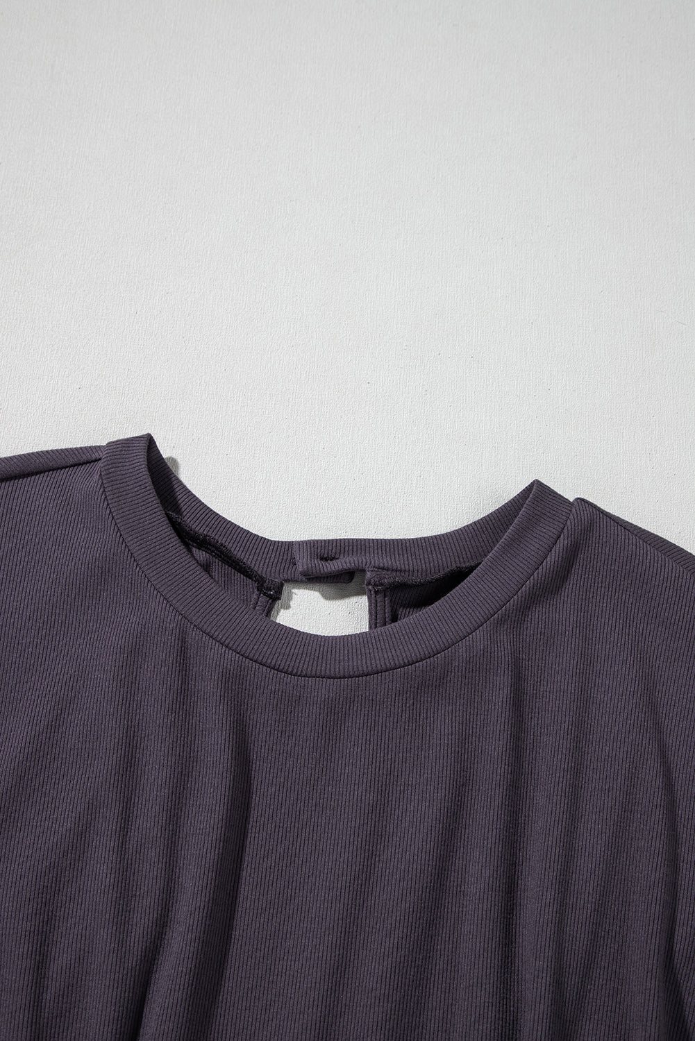 Bristol Black Backless Drawstring Waist Knit Romper - HieuLuxe