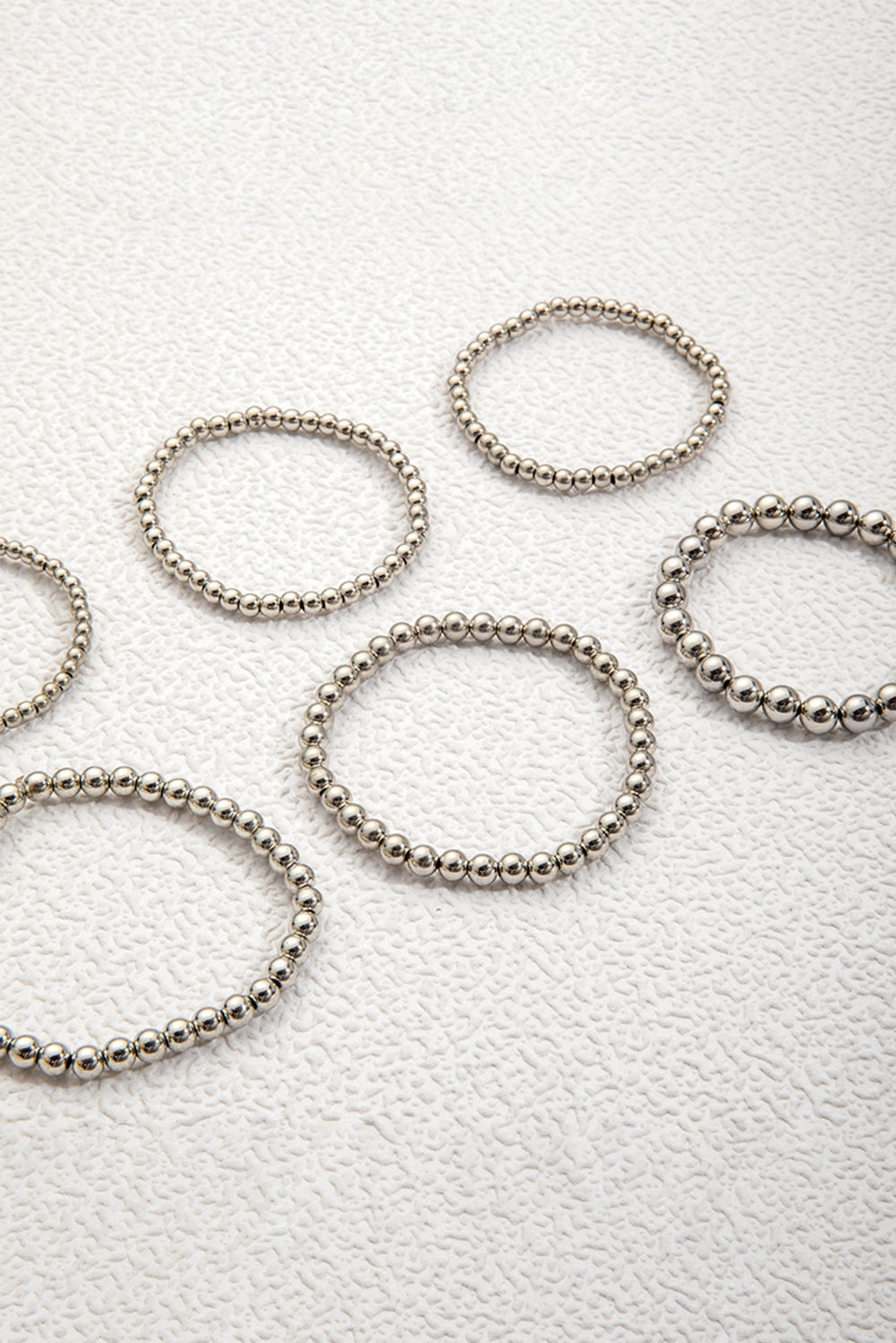 White Multi Layered Beaded Bracelet - HieuLuxe